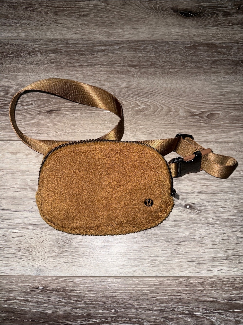 Brown Sherpa Lululemon Belt Bag